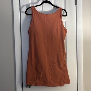Chic Rust Mini Dress